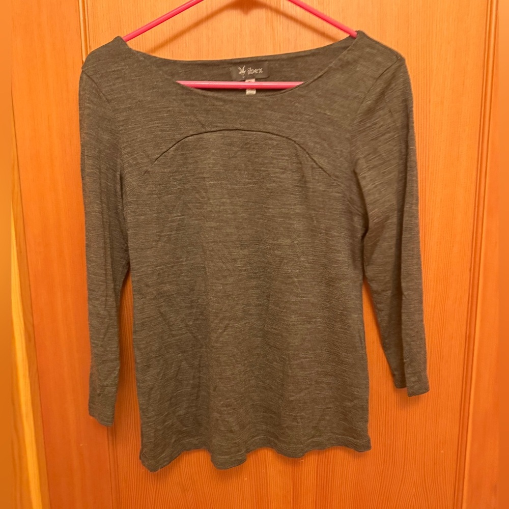 Ibex Women’s 100% Merino 3/4 Sleeve Top